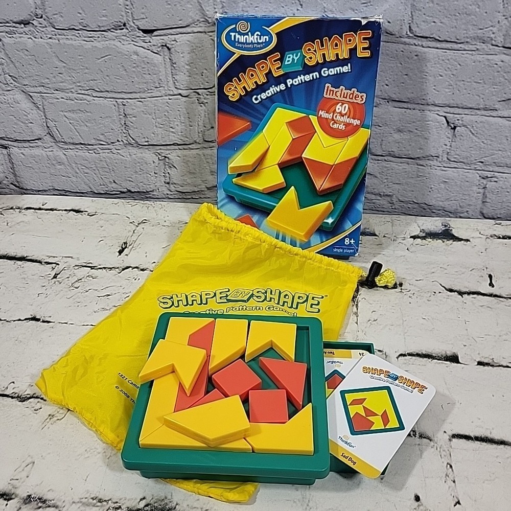 Shape By Shape Creative Pattern Tangram Puzzle Game ThinkFun 2008